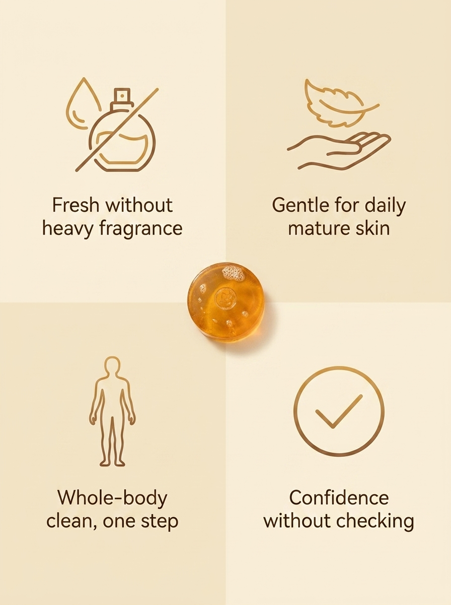 Deodorizing Soap with Persimmon