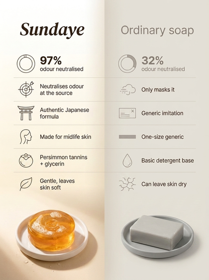 Deodorizing Soap with Persimmon